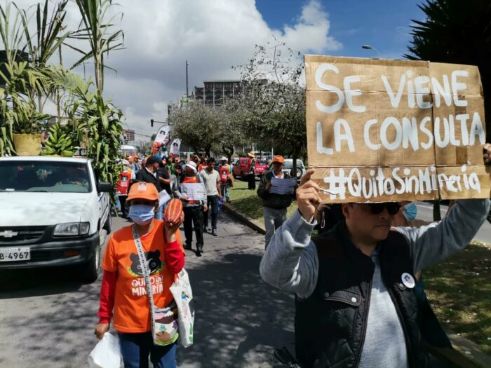 La consulta popular sobre minería en el Chocó Andino es de carácter local, solo aplica para los ciudadanos del distrito metropolitano de Quito. Foto: Quito sin minería