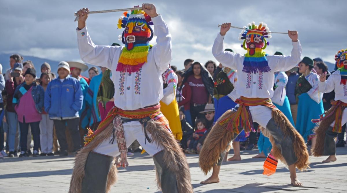 La Fiesta del Sol es una celebración de los pueblos indígenas en la que se agradece a la naturaleza. Foto: Ministerio de Turismo