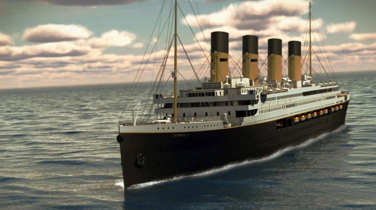 Recreación fotográfica del RMS Titanic. Foto: Agencia EFE