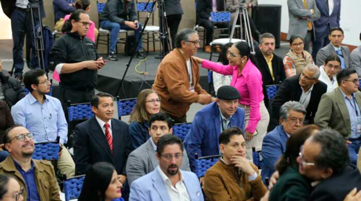 Los delegados de las organizaciones políticas acudieron a un consejo consultivo con el CNE el 23 de mayo de 2023. Foto: Julio Estrella/EL COMERCIO