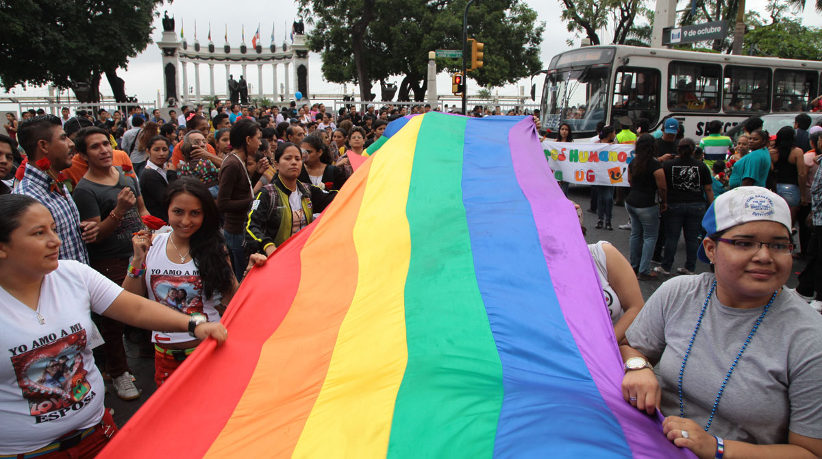 La marcha del Orgullo en Guayaquil se realizará este 1 de julio de 2023, luego de que una jueza ordenara que la Alcaldía no puede prohibir la movilización en el centro de la ciudad. Foto: Archivo/ EL COMERCIO