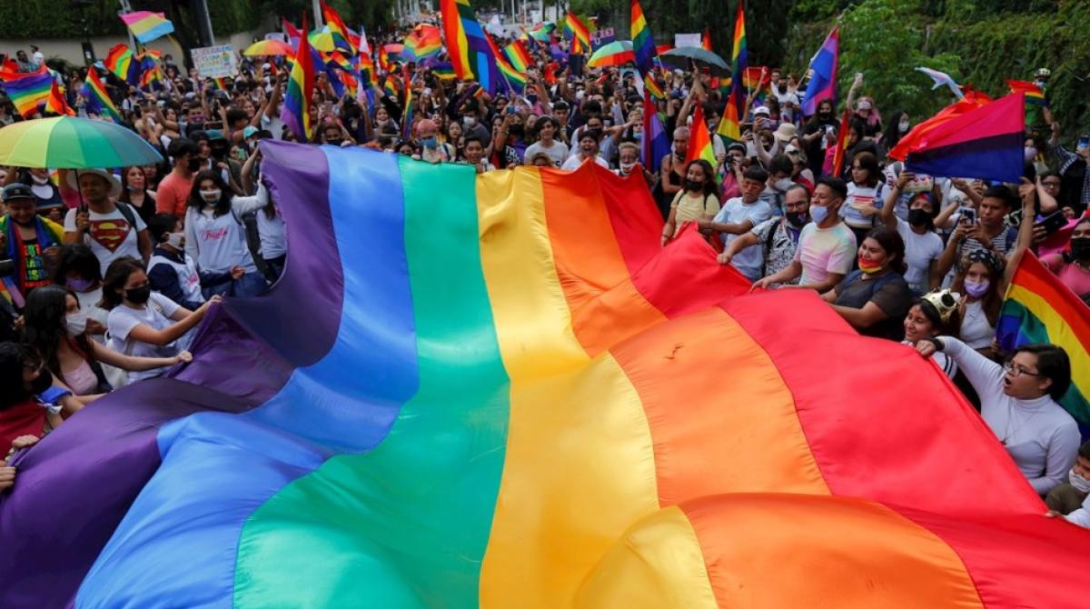 La comunidad LGBTI del Ecuador planificó nueve movilizaciones en este 2023. Foto: Agencia EFE