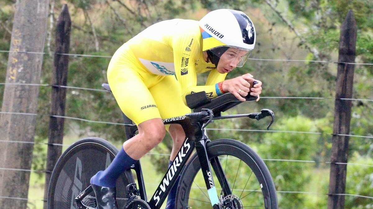 Miguel Ángel López ganó la Vuelta a Colombia 2023. Foto: @team_medellin