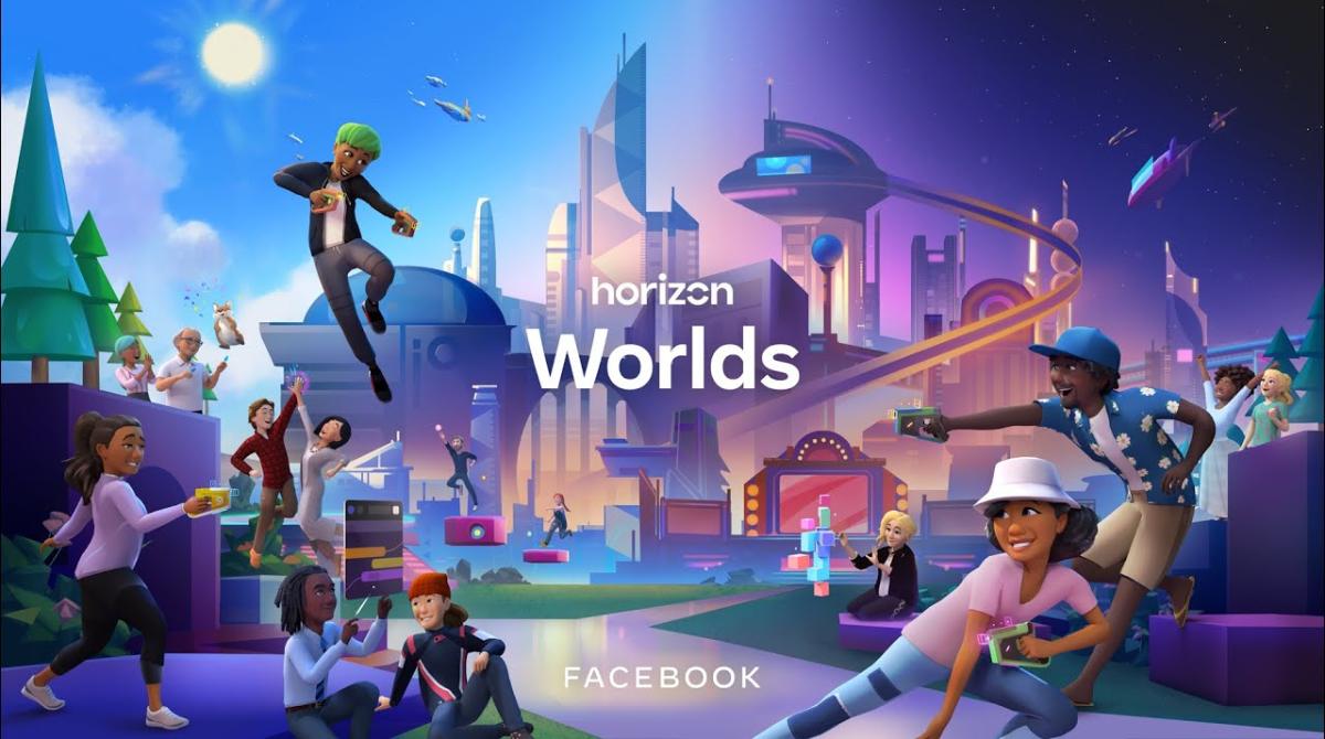 El videojuego 'Horizon Worlds' trabaja con realidad virtual. Foto: Meta