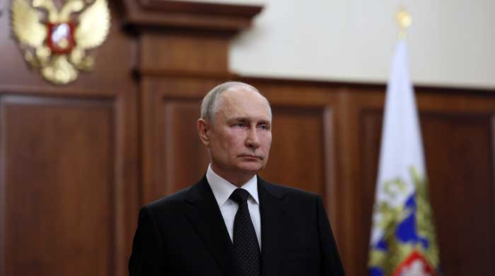 Putin recalcó que hay que dedicarse a la campaña militar en Rusia las 24 horas al día. Foto: EFE