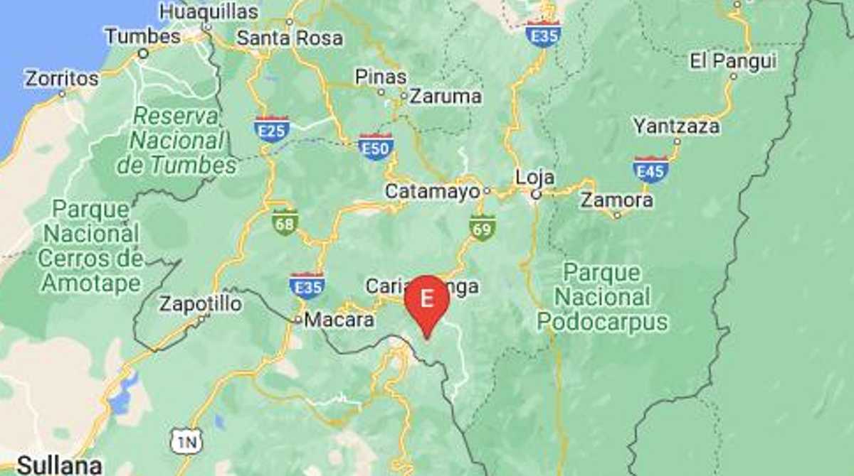 A la madrugada de este sábado se reportó un sismo en Loja. Foto: Cortesía