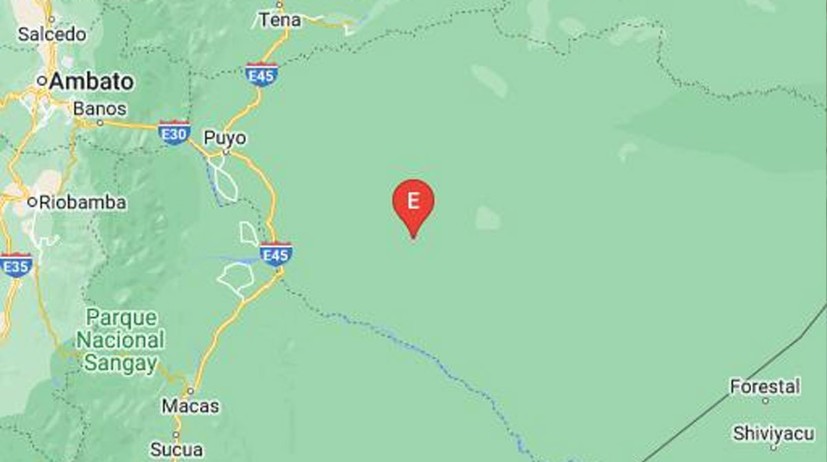 El sismo tuvo su epicentro en Puyo, Pastaza, este 11 de junio de 2023. Foto: Facebook IG