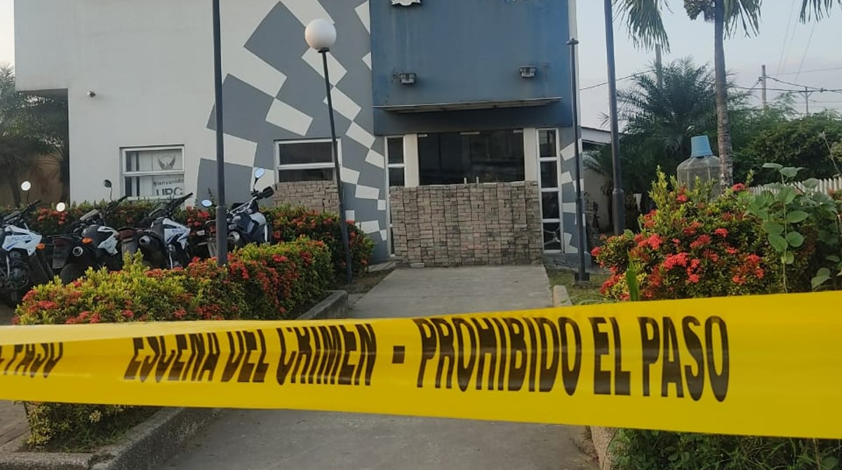 Una Unidad de Policía Comunitaria (UPC) ubicada al norte de Guayaquil fue atacada con explosivos la madrugada del lunes  12 de junio de 2023.