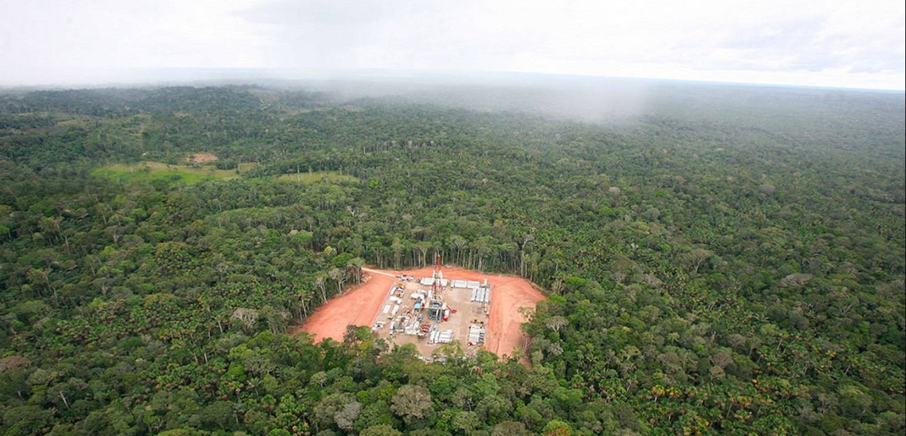 Según Petroecuador, se han intervenido 80 hectáreas de las más de un millón que tiene el Parque Nacional Yasuní. Foto: Petroecuador