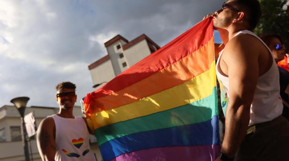 La marcha del Orgullo Gay en Quito se realizó en la tarde de este sábado, 1 de julio. Foto: Diego Pallero / EL COMERCIO