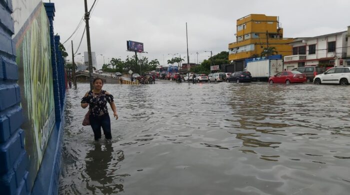 Guayaquil ha sufrido varias inundaciones a causa de las fuertes lluvias durante 2023. Foto: EL COMERCIO