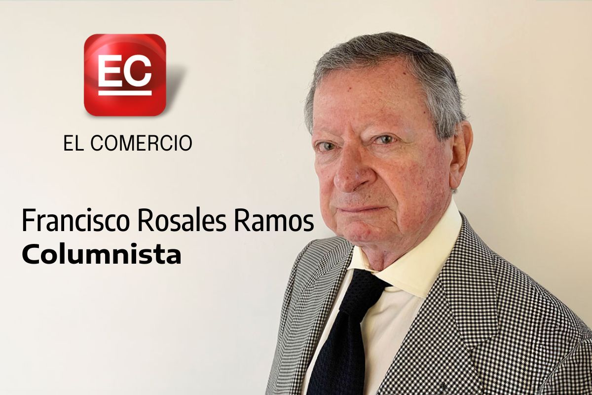 Francisco Rosales Ramos, columnista en EL COMERCIO.