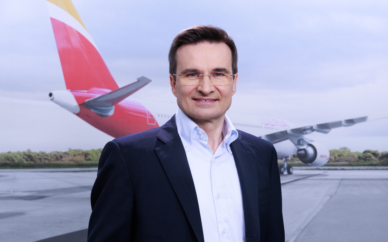 Marco Sansavini tomó el relevo de Fernando Candela en la presidencia de la aerolínea Iberia. Cortesía: Iberia