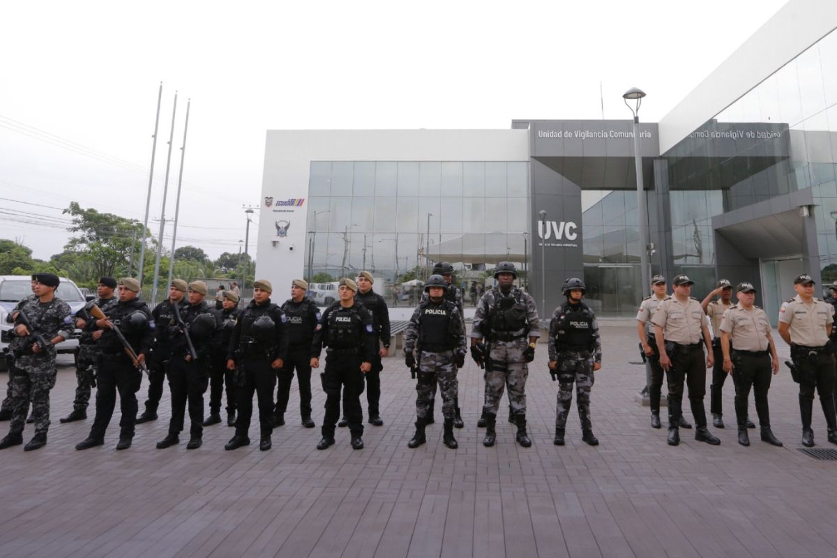 La nueva Unidad de Vigilancia Comunitaria de la Policía. Foto: X Presidencia Ecuador