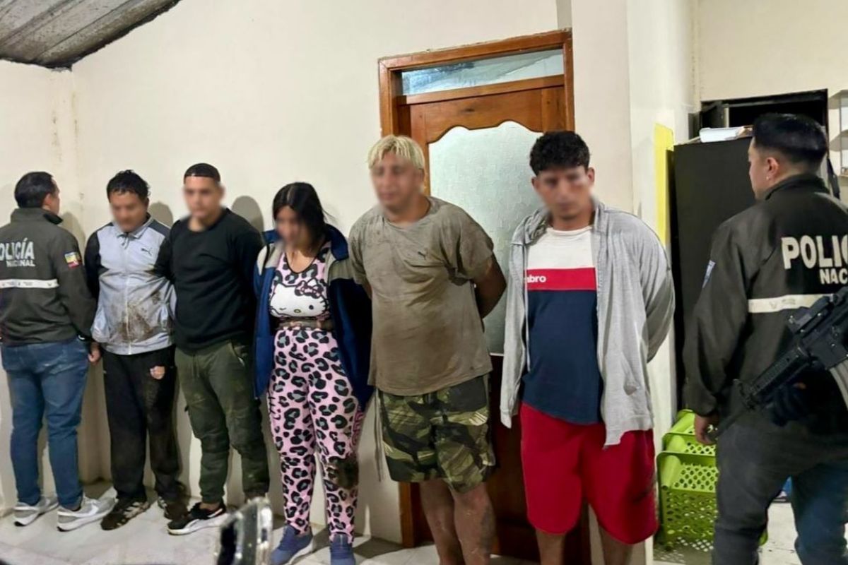 Policía recapturó a Colón Pico y cuatro personas más. Foto: X Fiscalía del Ecuador