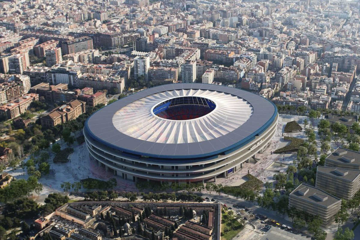 Imagen referencial del nuevo estadio Camp Nou.