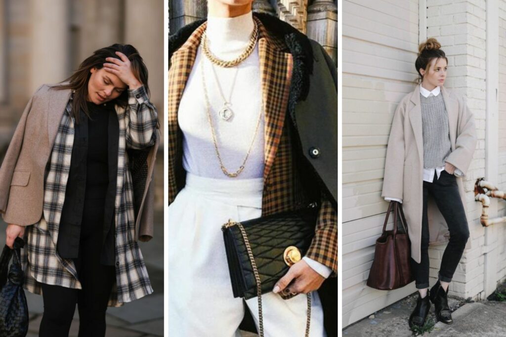 Vestir por capas o hacer layering es la tendencia para el frío sin perder el estilo. Fotos: Pinterest