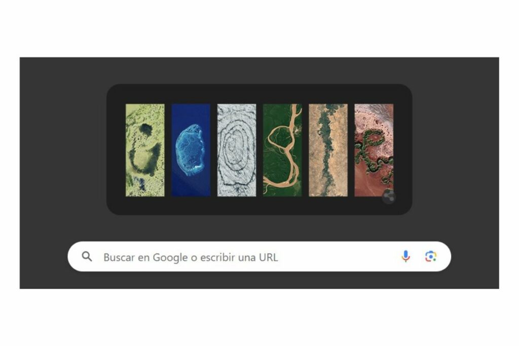 En el Día de la Tierra, Google preparó un 'Doodle' muy informativo. Foto: Captura de pantalla.