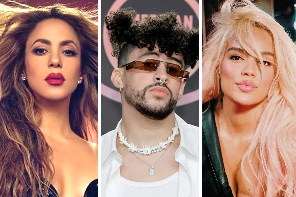 Shakira, Bad Bunny, Karol G integran la lista de latinos más sonados en Spotify. Foto: Facebook