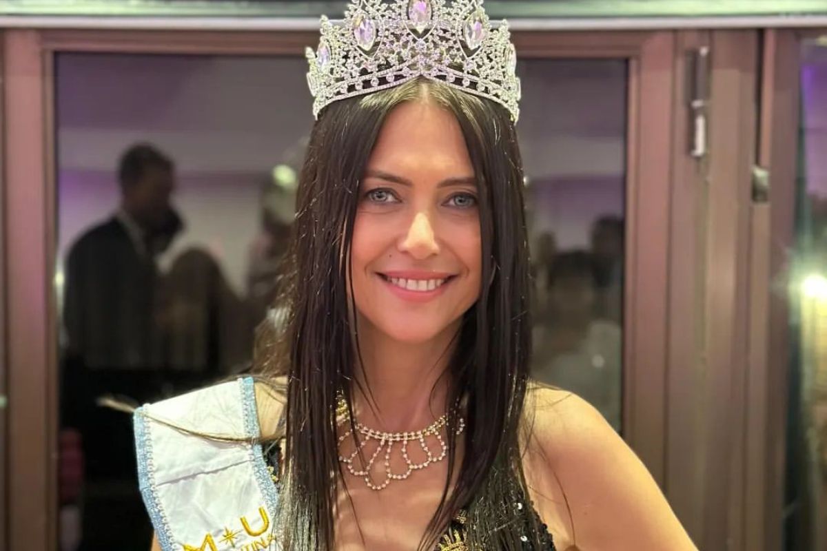 Alejandra Marisa Rodríguez, con formación en derecho y periodismo, fue coronada como Miss Universo Buenos Aires. Foto: @alejandramarisa.rodriguez.