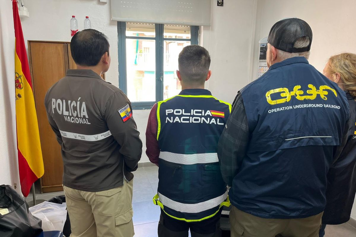 La Policía Nacional desarticuló en España una red de trata de personas. Foto: Policía Nacional
