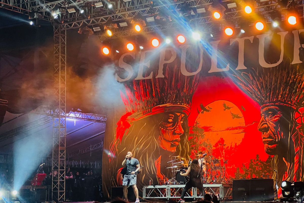 Derrick Green, vocalista de Sepultura, llenó de energía al público. Foto: Facebook