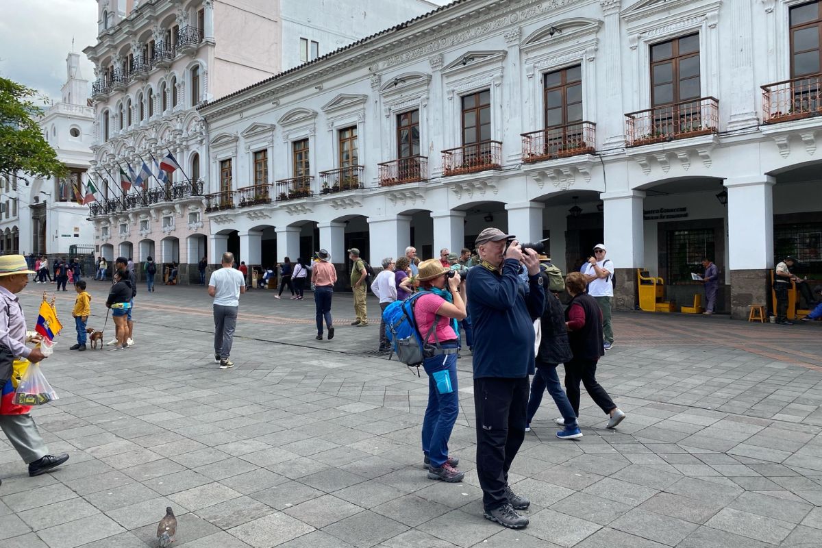 El Centro de Quito es uno de los atractivos para turistas extranjeros. Foto: El Comercio