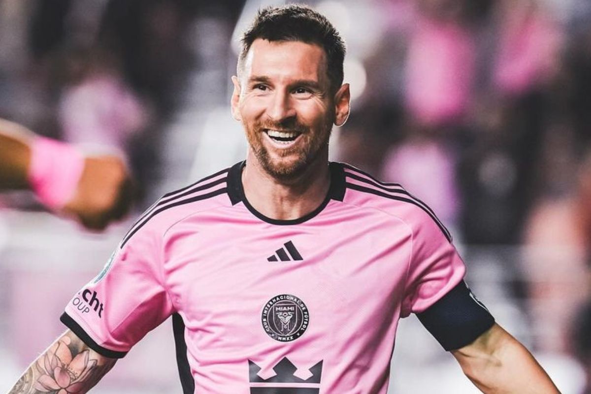 Lionel Messi en un partido con el Inter Miami en la MLS 2024.