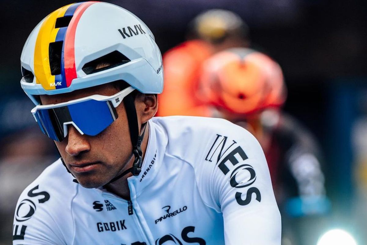 Jhonatan Narváez, ciclista ecuatoriano del Ineos en el Giro de Italia