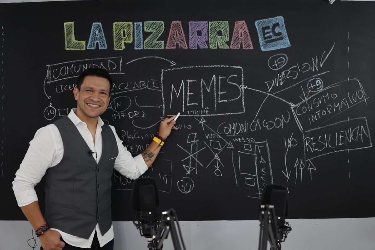 Jorge Portilla, experto en marketing digital, explicó cómo los memes influyen en la comunicación contemporánea. Foto: Diego Pallero/ EL COMERCIO
