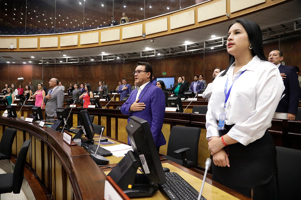 La Asamblea Nacional deberá aprobar el proyecto enviado por el presidente Daniel Noboa sobre la consulta popular. Foto: Flickr Asamblea Nacional