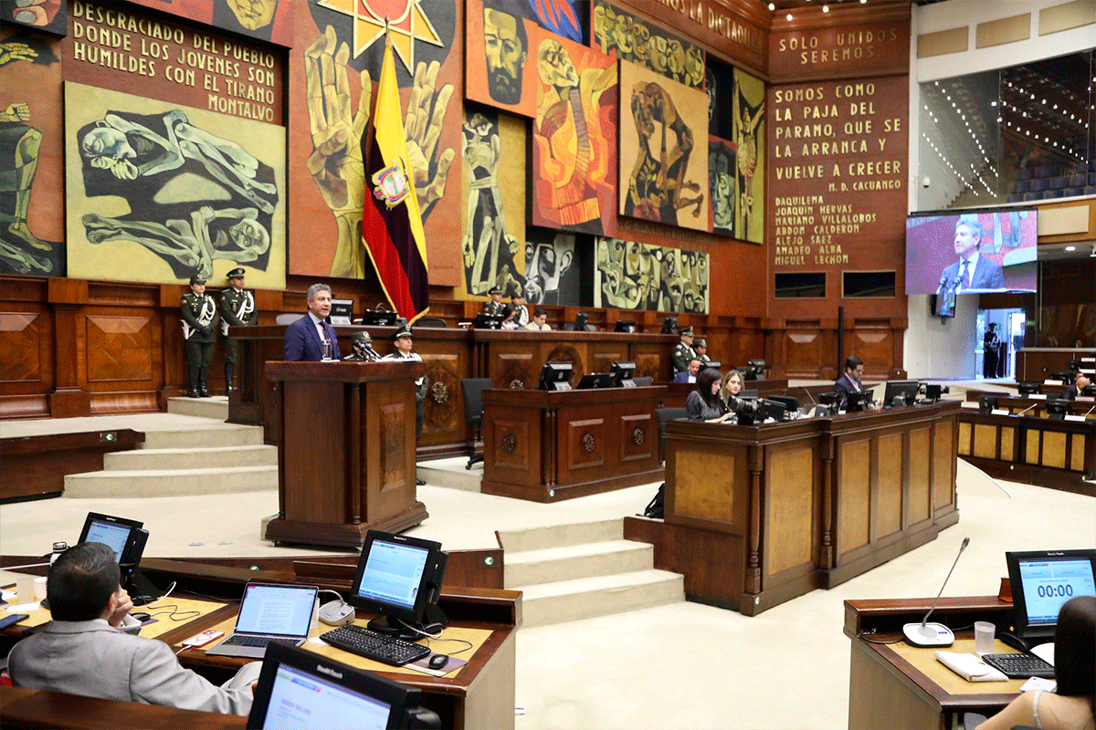 El Pleno de la Asamblea Nacional en el juicio político contra Fausto Murillo y Juan José Morillo. Foto Flickr Asamblea Nacional