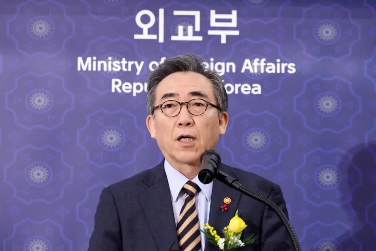 Ministro de Exteriores surcoreano, Cho Tae-yul.