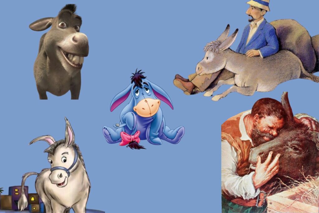 Desde obras literarias como 'Winnie the Pooh' y 'Don Quijote de La Mancha' hasta canciones como 'El burrito sabanero', los burros han dejado una huella indeleble en la cultura. Foto: Captura de pantalla.