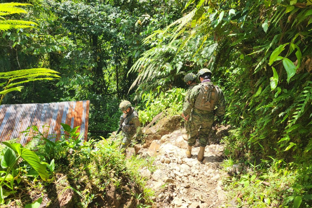Operaciones miliares en la frontera norte. Imagen referencial. Foto: Ejército ecuatoriano.