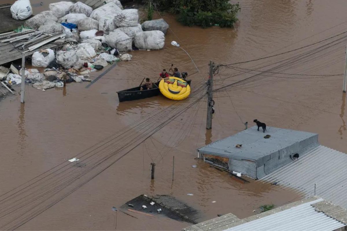 Las inundaciones han afectado gravemente a Porto Alegre.
