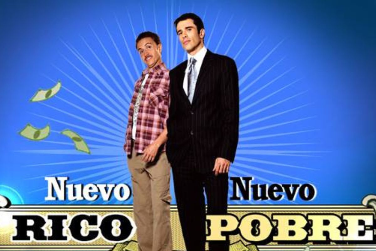 Afiche de la telenovela 'Nuevo rico, nuevo pobre'. Foto: Facebook.