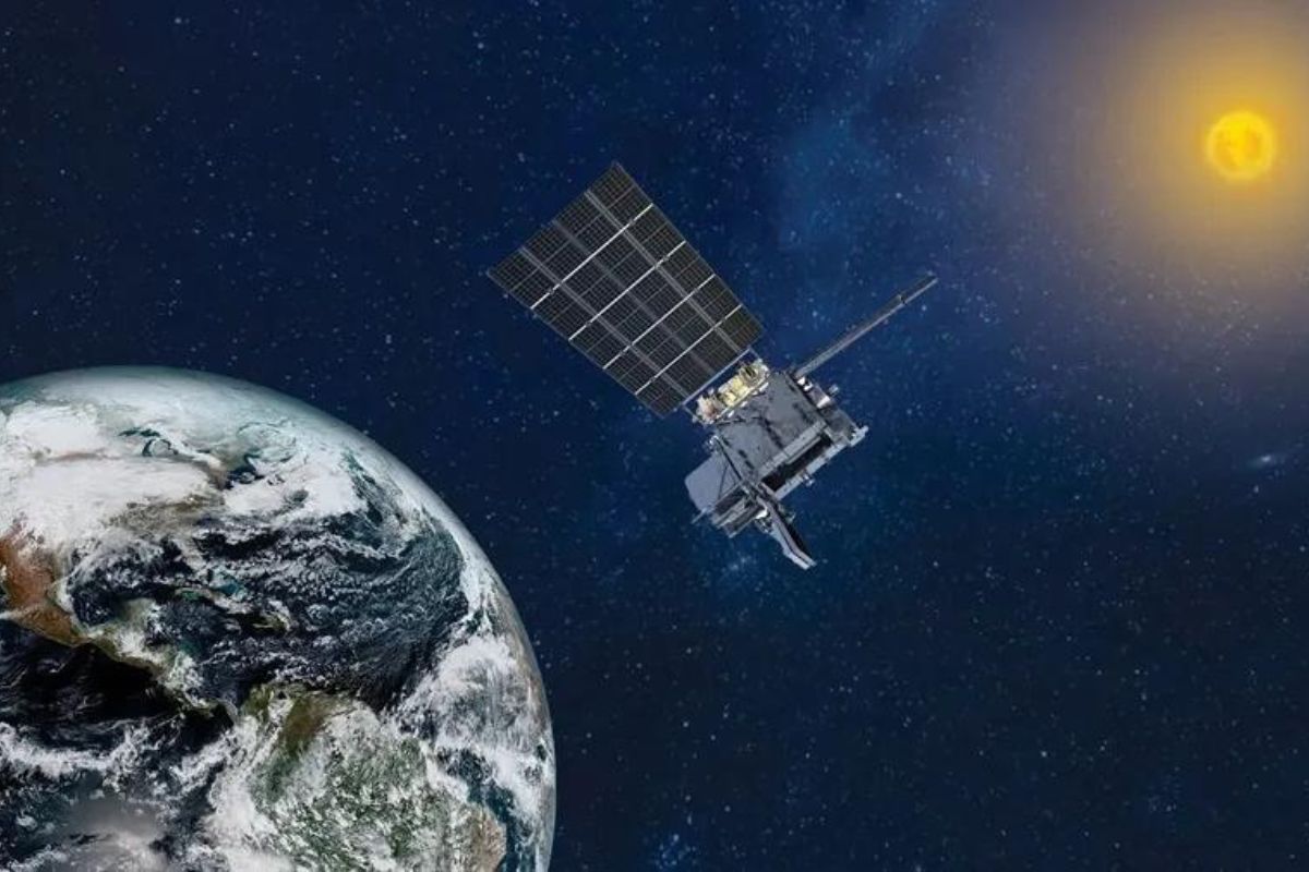Fotografía cedida por la la Administración Nacional Oceánica y Atmosférica (NOAA) de una ilustración del satélite denominado GOES-U (Satélite Ambiental Operacional Geoestacionario U).
